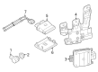 Diagram for Audi Q6 e-tron Parking Assist Sensor - 1EA-919-275-A-905