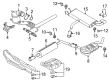 Diagram for Audi A3 Exhaust Pipe - 5Q0-253-409-T