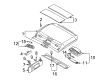 Diagram for Audi Sun Visor - 8N8-858-555-8UP