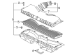 Diagram for Audi RS6 Avant Air Duct - 4K0-129-600