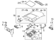 Diagram for Audi Q3 Sun Visor - 8U0-857-552-AJ-7C0