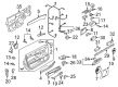 Diagram for Audi A8 Quattro Armrest - 4E0-867-174-9D6