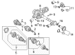 Diagram for Audi Q7 Axle Beam Mount - 7L6-525-337