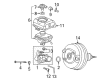 Diagram for Audi A6 Quattro Brake Booster - 4G0-612-107-E