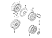 Diagram for Audi 100 Quattro Wheel Cover - 4A0-601-165-7ZC