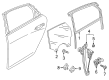 Diagram for Audi A6 Quattro Window Regulator - 4K0-839-461