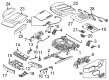 Diagram for Audi S8 Seat Cushion - 4H0-881-552