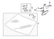 Diagram for Audi A3 Quattro Windshield - 8V7-845-099-M-NVB