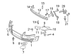 Diagram for Audi S4 Bumper Cover - 8E0-807-105-J-GRU