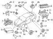 Diagram for Audi Car Speakers - 8T0-035-412-D