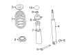 Diagram for Audi A3 Quattro Strut Housing - 5Q0-513-029-EL
