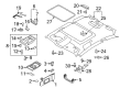 Diagram for Audi Dome Light - 8T0-947-140-6PS