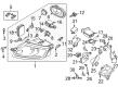 Diagram for Audi Headlight Bulb - N-104-457-01