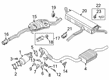 Diagram for Audi Q5 Sportback Exhaust Pipe - 80A-253-350-AE