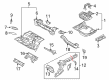 Diagram for Audi A5 Battery Tray - 8F0-804-869-B