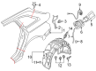 Diagram for Audi A4 allroad Wheelhouse - 8W9-810-172