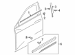 Diagram for Audi SQ8 e-tron Weather Strip - 4KE-867-382