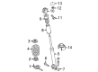Diagram for Audi A7 Quattro Strut Housing - 4G8-513-035-A