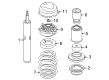 Diagram for Audi Strut Mounts - 85E-412-131-B