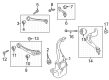Diagram for Audi RS7 Sportback Control Arm - 8B3-407-510-A