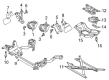 Diagram for Audi A4 Quattro Front Cross-Member - 8T0-399-315-H