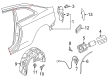 Diagram for Audi RS5 Fuel Door - 8W6-809-907-B-GRU