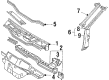 Diagram for Audi 5000 Quattro Dash Panel - 443-805-261-E