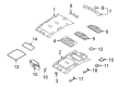 Diagram for Audi Q7 Sun Visor - 4L0-857-552-AM-5D3