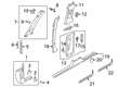 Diagram for Audi SQ8 Pillar Panels - 4M8-867-239-4PK