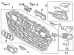 Diagram for Audi A7 Sportback Grille - 4K8-853-651-N-RN4
