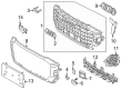 Diagram for Audi Grille - 4M8-853-651-BR-3FZ