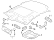 Diagram for Audi RS3 Sun Visor - 8W0-857-552-AM-JO5