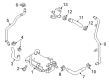 Diagram for Audi Transmission Oil Cooler Hose - 4M0-121-448-AG