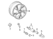 Diagram for Audi RS7 Sportback Alloy Wheels - 4K0-601-025-CT