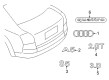 Diagram for Audi A5 Emblem - 8F0-853-742-A-2ZZ