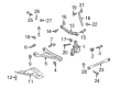 Diagram for Audi SQ6 e-tron Control Arm Nut - N-104-029-04