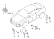 Diagram for Audi S5 Air Bag Control Module - 8F0-959-655-A-Z04