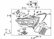 Diagram for Audi Headlight - 83A-941-012-B