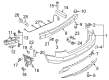 Diagram for Audi RS5 Bumper Cover - 8T0-807-067-E-GRU