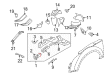 Diagram for Audi Radiator Support - 8J0-121-409-A