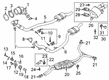 Diagram for Audi S5 Sportback Exhaust Pipe - 8W9-253-610-B