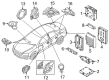 Diagram for Audi A8 Quattro Car Speakers - 4H0-035-399-C