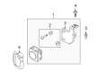 Diagram for Audi SQ5 Parking Assist Sensor - 8R0-907-561-A