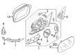Diagram for Audi Q3 Mirror Actuator - 4G0-898-011
