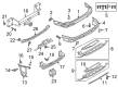 Diagram for Audi Q7 Bumper - 4M0-803-881-A