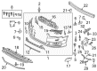 Diagram for Audi A6 Bumper Cover - 4G0-807-065-P-GRU