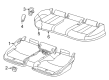 Diagram for Audi A5 Sportback Seat Cushion - 8W8-885-375-J