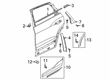 Diagram for Audi SQ8 e-tron Sportback Door Moldings - 4KE-853-970-D-GRU