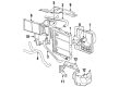 Diagram for Audi Coupe Quattro Radiator fan - 165-959-455-AE