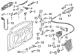 Diagram for Audi A3 Quattro Rear Door Striker - 3C0-837-033-C